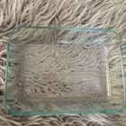 Vintage Pyrex 7210 3-Cup Clear Glass Casserole Baking Dish (7"x5"x1.5")