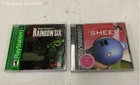 Rainbow Six [Greatest Hits] & Sheep Games Lot for Sony PlayStation