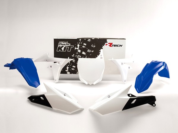 Rtech Plastikkit Passt An Yamaha YZ 250F 14-18 450F 14-17 Blau/Weiß-image