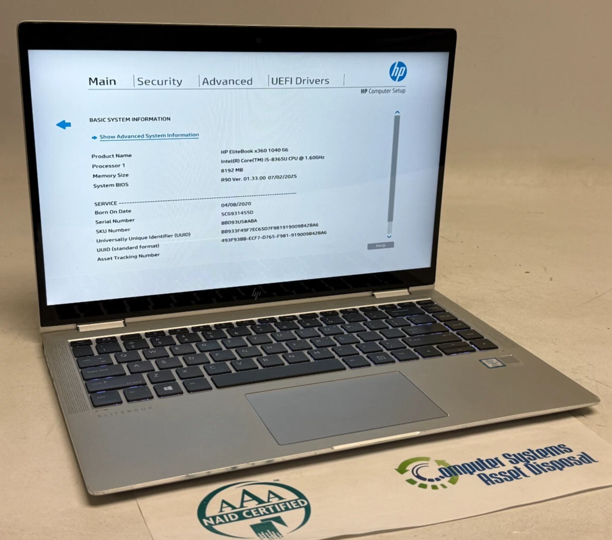 HP Intel Core i5 8th Gen. 8 GB RAM PC Laptops & Netbooks for sale