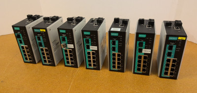 Lot of 7 MOXA EDR-810-2GSFP Industrial Secure Router Switch-