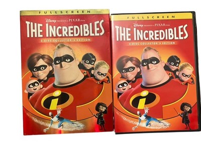 Disney The Incredibles Collectors Edition  (2-Disc Set) with Insert & Slipcover