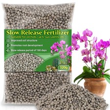 Organic Slow Release Fertilizer for Succulents, Cactus, Orchids, Bonsai