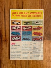 Vintage 1964 ELDON Road Race Accessories Brochure