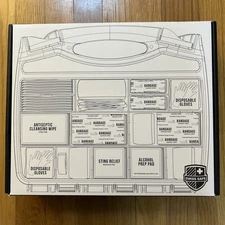 NEW! Swiss Safe 2-in-1 Hardcase First Aid Kit (348 Piece) + Bonus Mini Kit