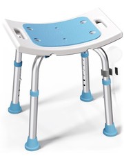 Shower Chair for Inside Shower, 400 lbs Adjustable Shower Stool with Suction ...
