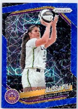 2025 Panini Prizm WNBA #78 Alissa Pili Blue Velocity Prizms