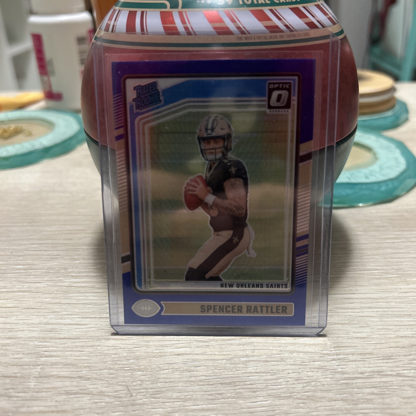 2024 Panini Donruss Optic - Rated Rookie Spencer Rattler #289 Blue Hyper