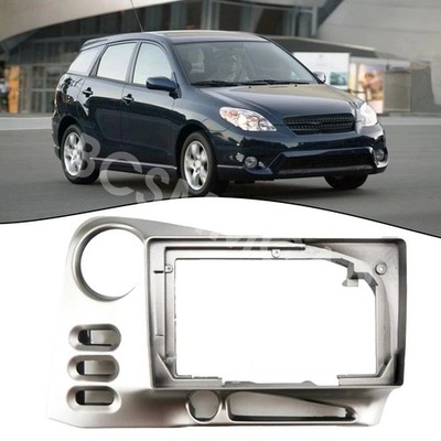 Double Din Interior Center Fascia Panel Frame Fit For Toyota Matrix 2003-2008