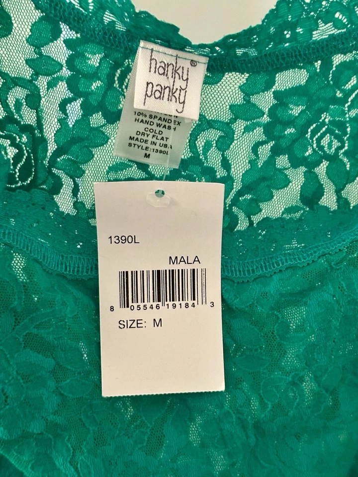 Hanky Panky Original Green Camisole Never Worn With Tags - Image 2 of 2