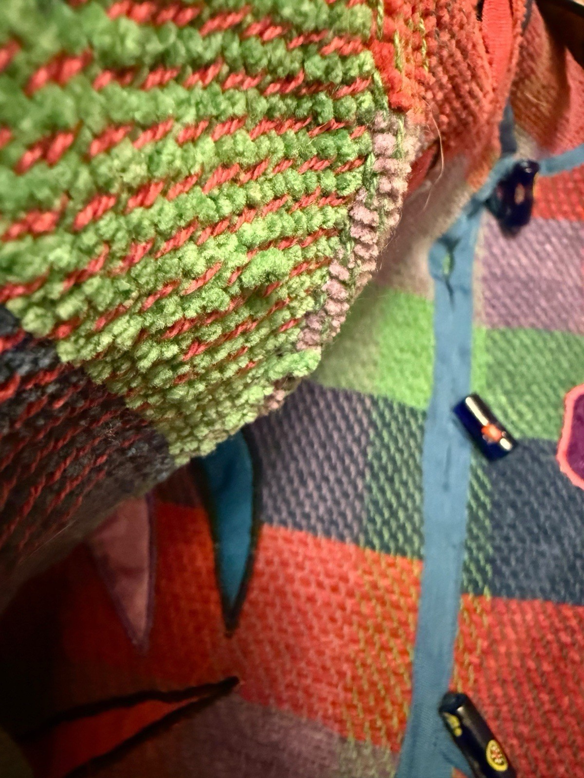 ALLURE Vintage Cotton Patchwork Jacket Women’s Me… - image 4