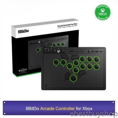 8BitDo All-Button Wireless Arcade Controller for Xbox Series & Windows, Switches