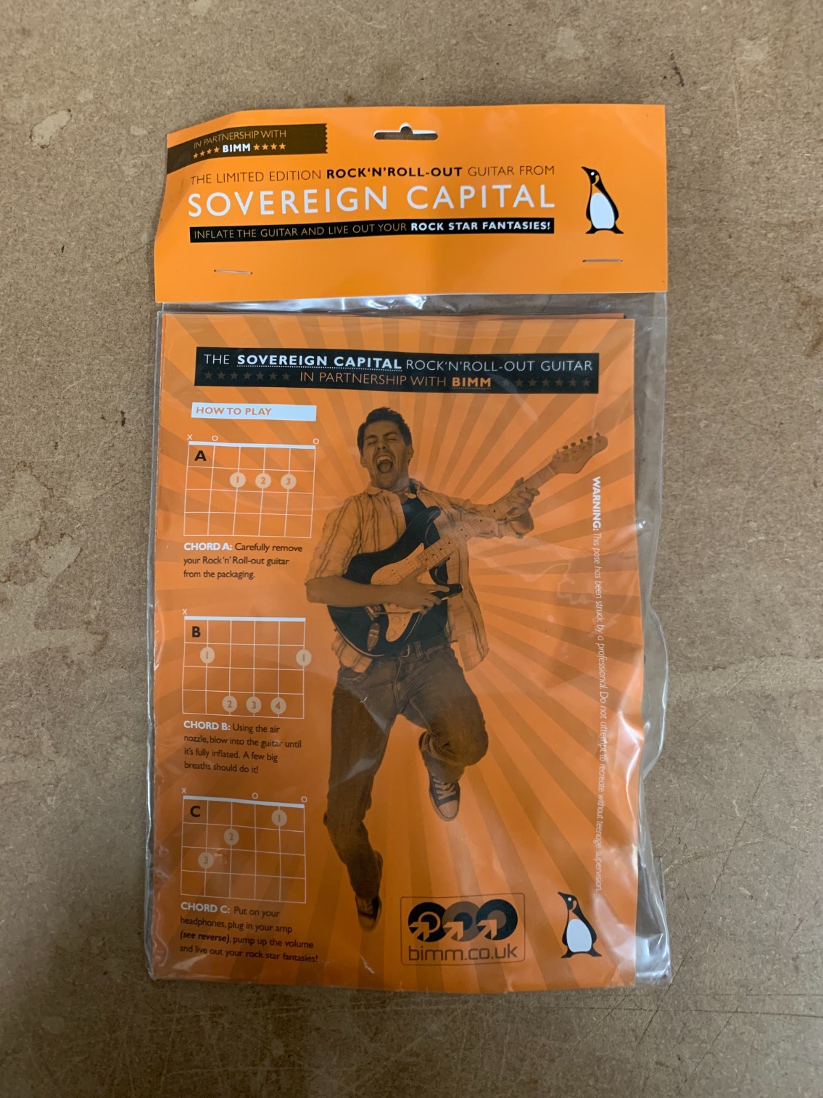 Sovereign Capital Inflatable Guitar