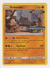 Pokemon Stakataka SM180 Promo Sun & Moon Unbroken Bonds 2019 MP on eBay