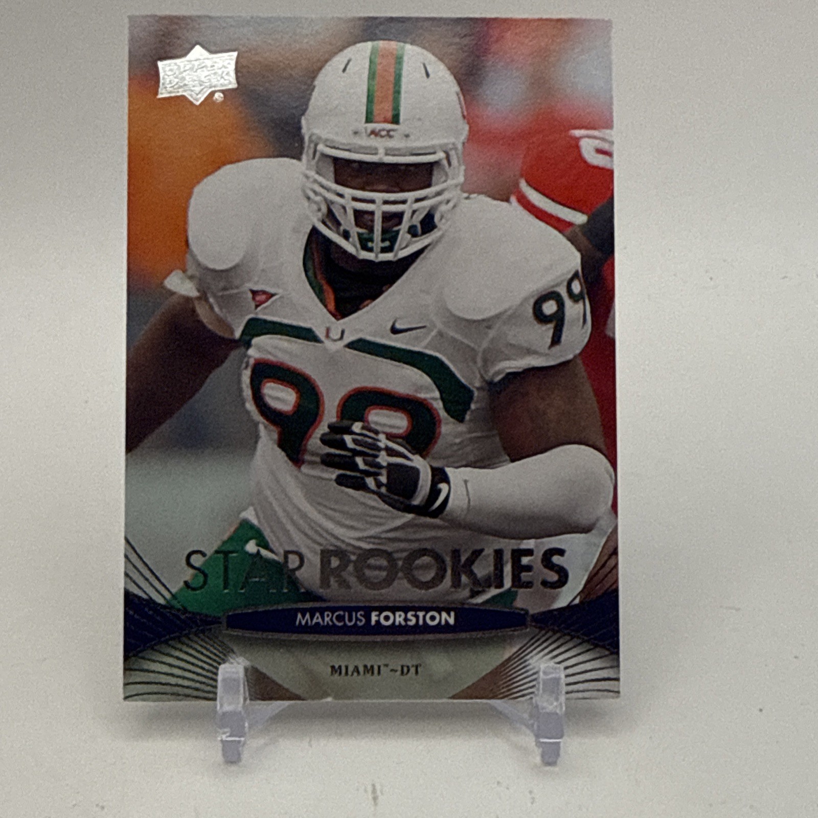 2012 Upper Deck Marcus Forston Star Rookies Miami Hurricanes #111. BX3
