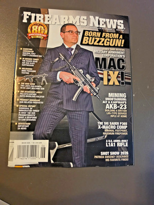 FIREARMS NEWS Magazines-Choice Of  4 Issues-January-February-April-May-June 2026