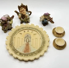 Old King Cole 10 Piece Miniature Tea Set Vintage Popular Imports 1998