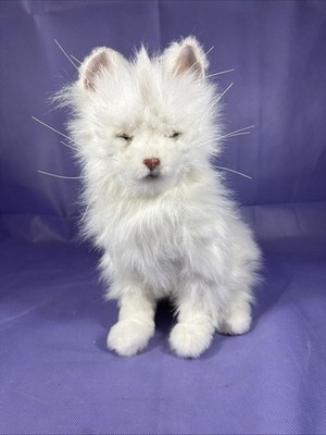 White FurReal Cat 2006 Hasbro Working Condition K3