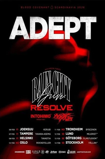 Adept Fall Tour 2026 Poster