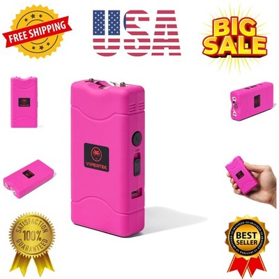 can a taser light a cigarette VTS-880 Mini Stun Gun for Self Defense Rechargeable with LED Flashlight
