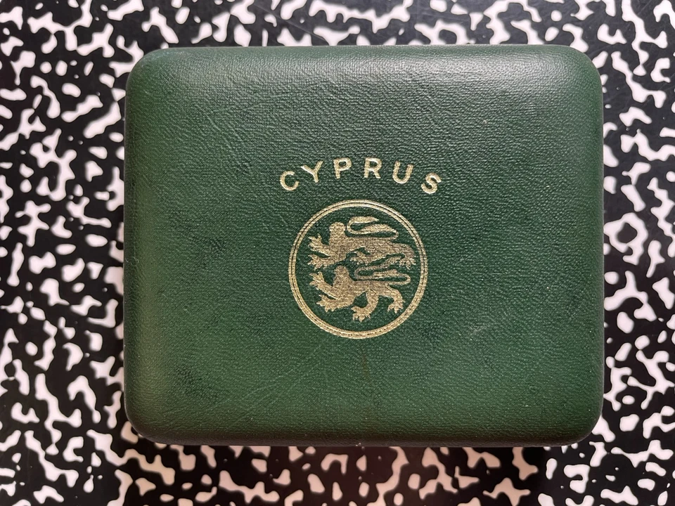 1955 Cyprus 5x Coin Proof Set Lot#B2659 With Original Case - Image 3 of 3