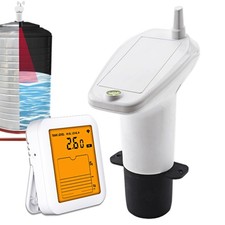 Ultrasonic Water Tank Level Meter Liquid Level Monitor HighLow Water Level Alarm