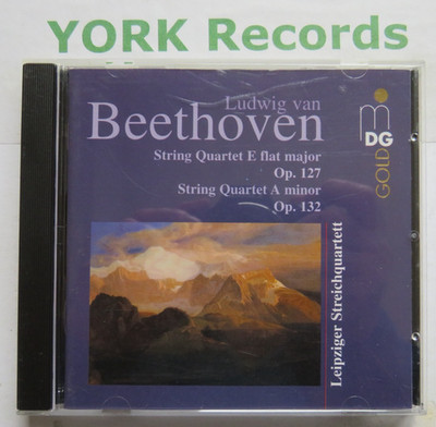 BEETHOVEN - String Quartets Op 127 & 132 LEIPZIGER STREICHQUARTETT - Ex CD MDG
