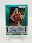 LUCY OLSEN 2025 PANINI PRIZM WNBA THROWBACK SIGS TEAL RC AUTO /35 #TB-LO