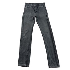 Levi Strauss Co Mens 511 Slim Fit Jeans Dark Wash Charcoal Gray Size 34x32