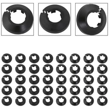 Diverse Size Options with This Pack of 20 Black Decorative Pipe Covers