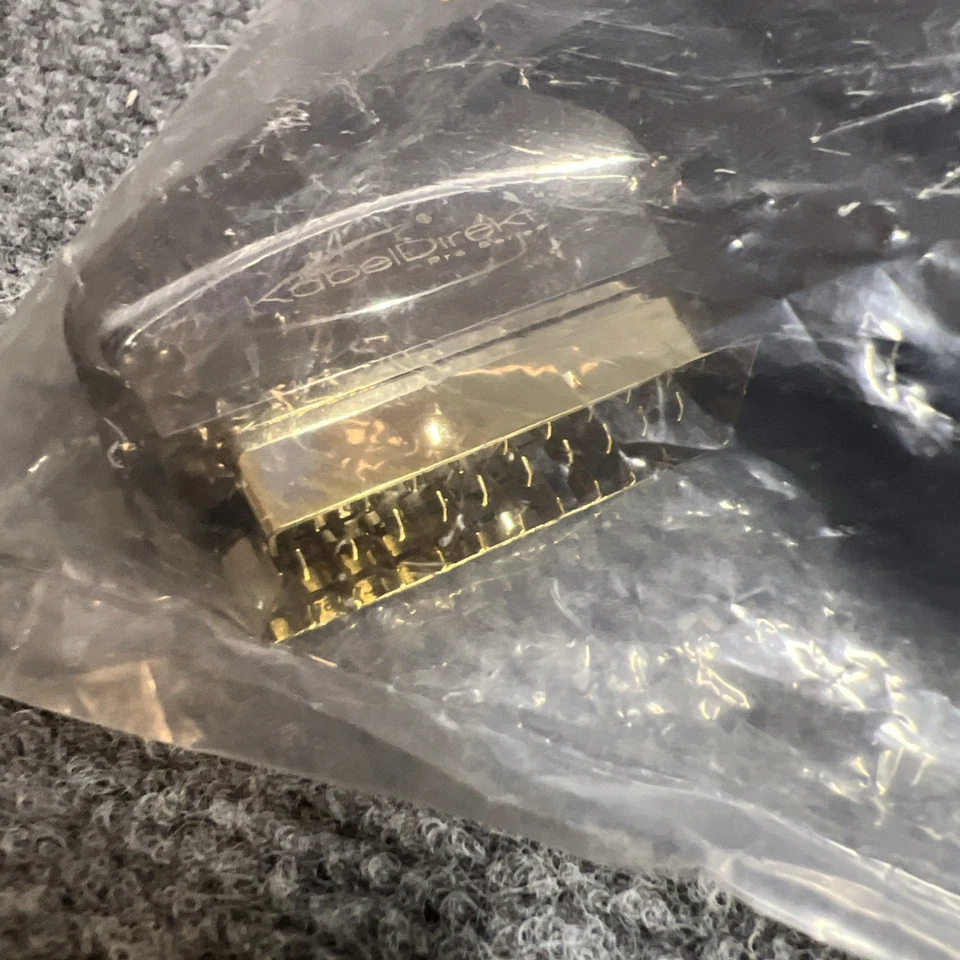 KabelDirekt – 10 Ft Feet SCART Cable Metal Shell Connectors New in Package - Image 2 of 4