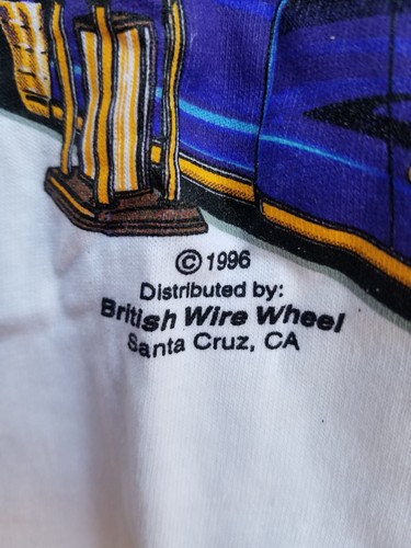 VTG New 1996 DAYTON WIRE WHEELS T Shirt It’s Show Time Lowrider Impala Car 3XL - Picture 6 of 14