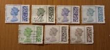 Complete GB used stamp set: Apr 2022 low value machin definitives