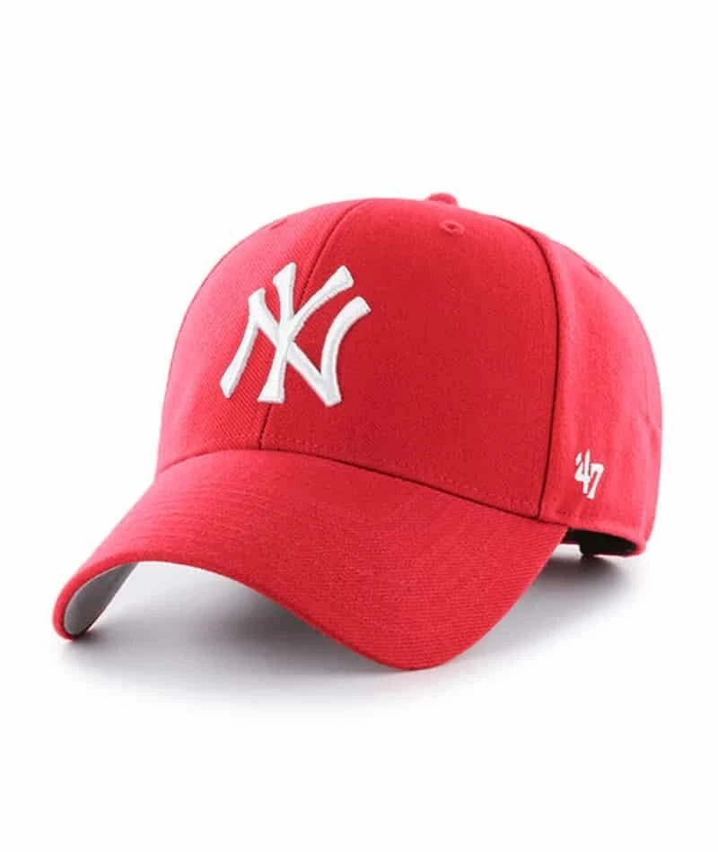 Red yankees adjustable hat Clearance
