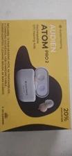 Audien Atom Pro 2 Rechargeable OTC Hearing Aids, New In Box Original Packing
