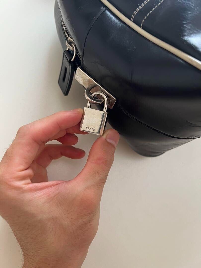 PRADA FW2000 Leather Handbag Shoulder Bag Black | eBay PRADA FW2000 Leather Handbag Shoulder Bag Black | eBay