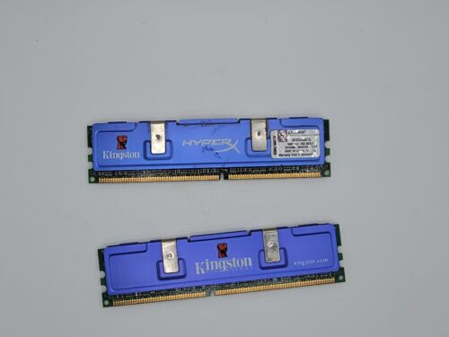 Kingston HyperX 512MB X 2 FOR 1 GB DIMM 400 MHz DDR Memory (KHX3200AK2/1G) - Picture 1 of 2