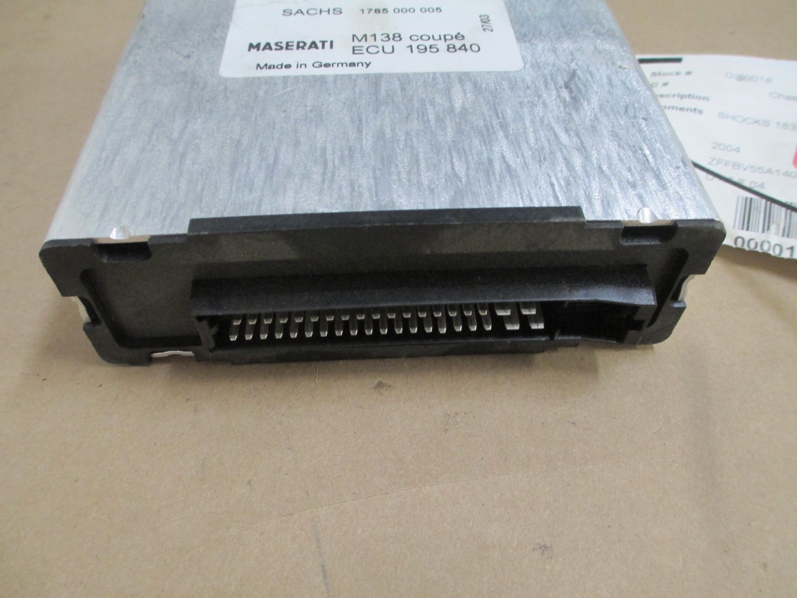 Maserati Coupe - 03-05, Suspension ECU / Shock Absorber Control Module # 195840