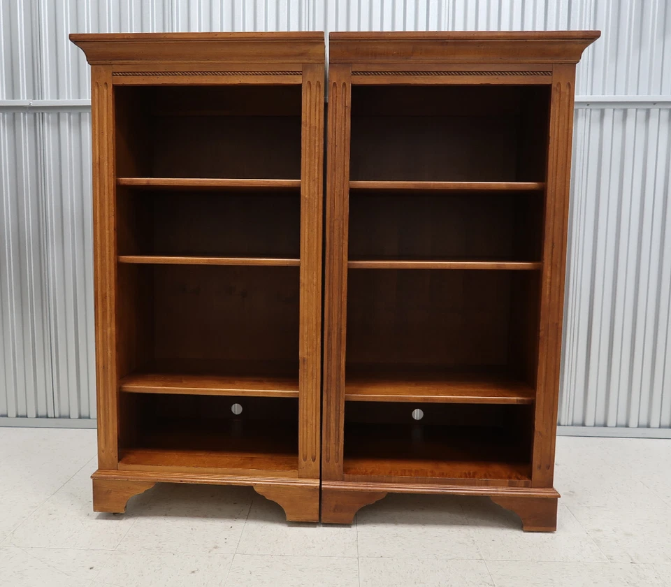 Librerías Ethan Allen Country Crossing canela arce - Par Foto 2 de 4