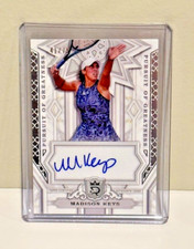Madison Keys 2024 Topps Royalty Tennis On Card Auto /75 SP Card PGS-MKS