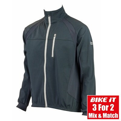 EIGO LEVANTER WINDDICHT FAHRRADBEKLEIDUNG JACKE MOUNTAINBIKE MTB SCHWARZ