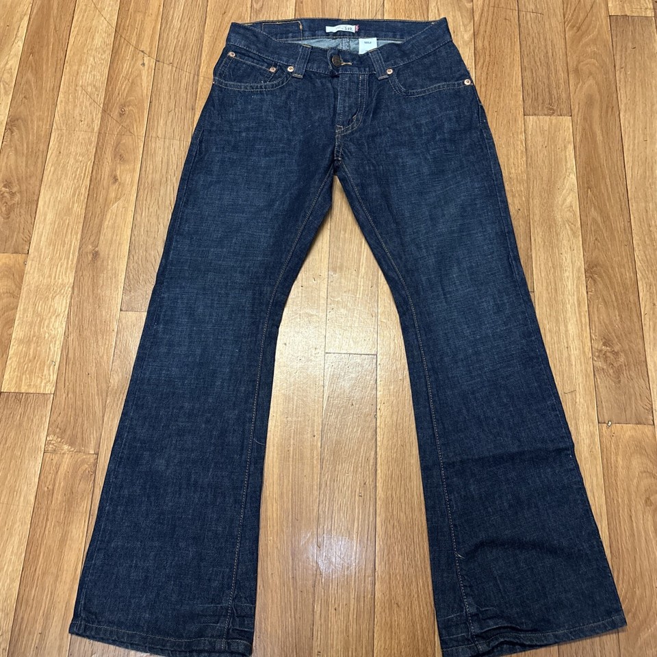 Levis 542 Low Flare Jeans Womens 10M Denim Flap Pockets Flare Leg Y2K