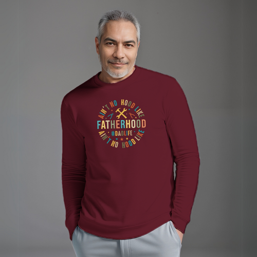 Sudadera de algodón "Paternidad" para hombre - Imagen 6 de 49