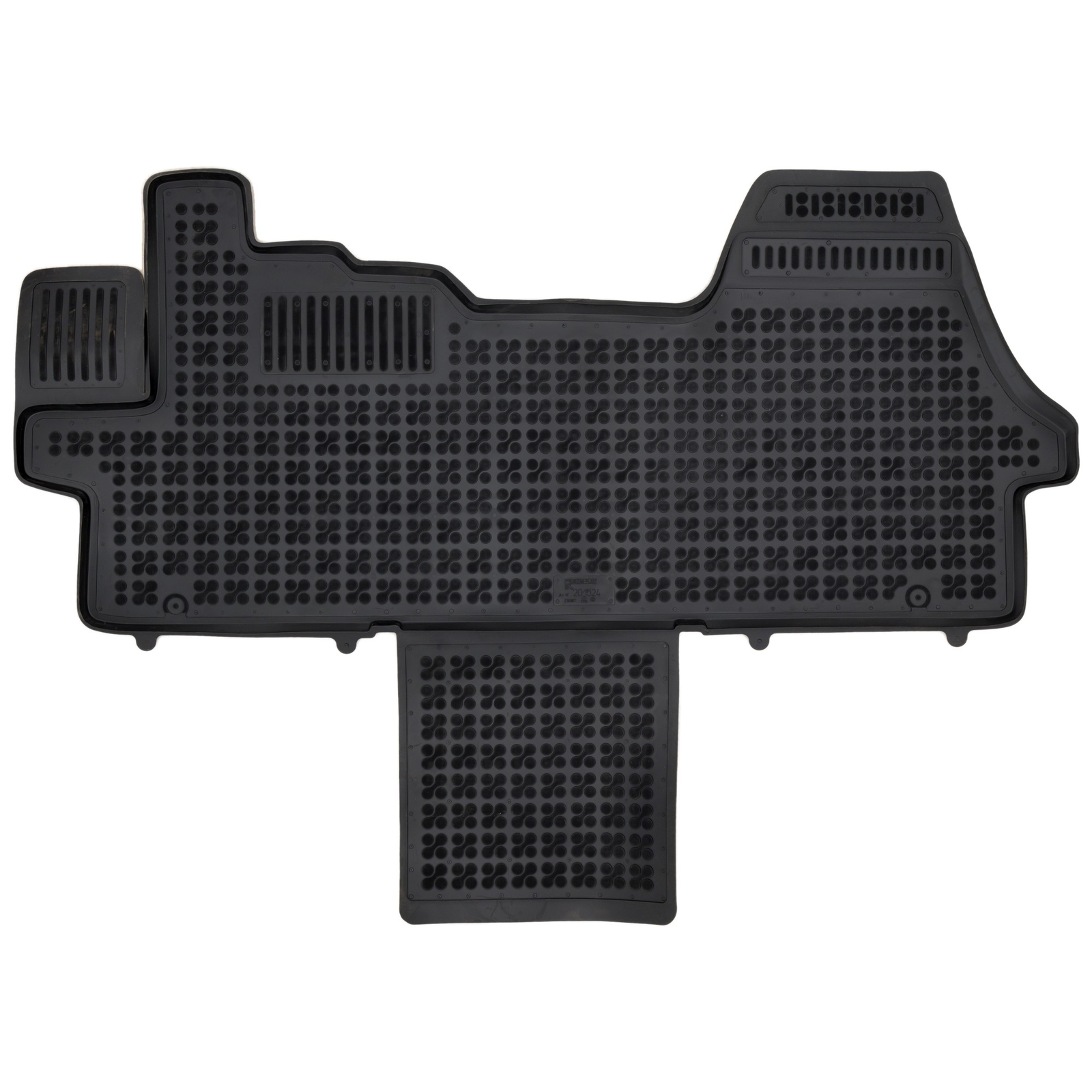 Tapis de sol caoutchouc Rezaw-Plast Fiat Ducato III 2006-2014 ensemble complet avant noir