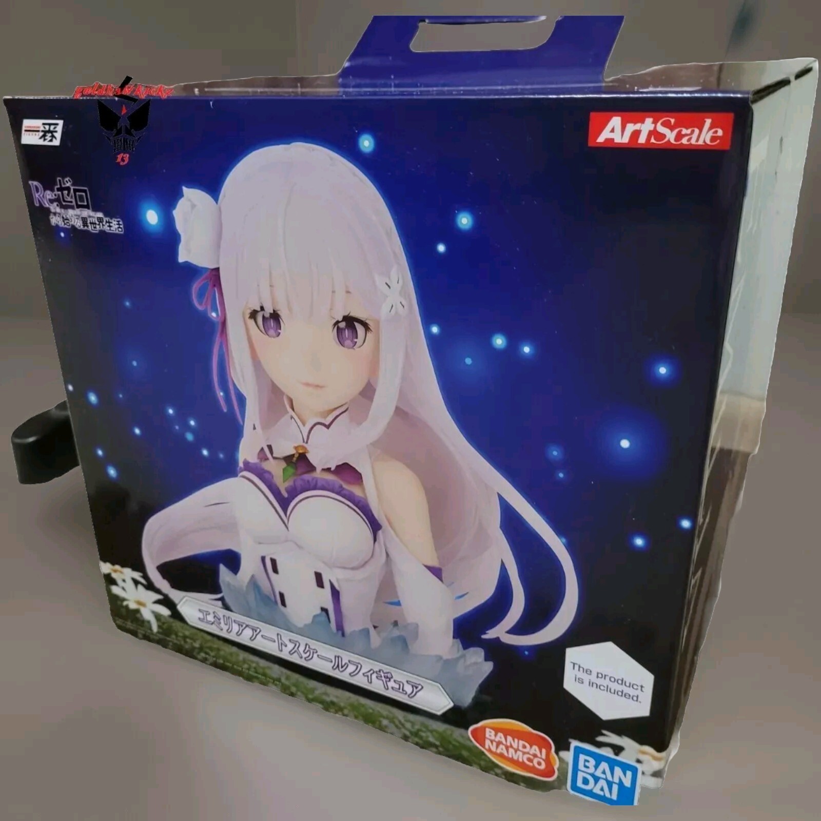 banpresto bandai ichiban kuji RE:zero emilia artscale bust scrupture 1/3 dolleye