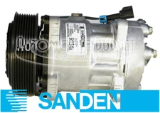 Sanden 4490, 4716 Compressor w/Clutch - NEW OEM