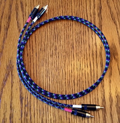 4 Ft. Rca Interconnect Cables JMB CABLE CO. Audiophile Gold Reference Standard - Picture 4 of 5