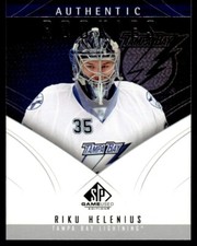 2009-10 SP Game Used Riku Helenius Rookie /699 Tampa Bay Lightning #122