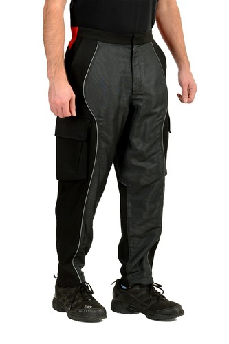 Pantalone Scuderia Ferrari uomo cargo tessuto misto fibra di carbonio US 3XL IT 58 - Foto 2 di 4