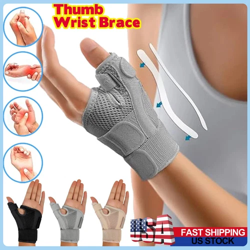Soporte de muñeca pulgar izquierda derecha férula túnel carpiano esguince artritis - Imagen 1 de 19